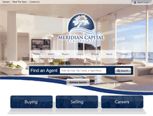 Tablet Screenshot of meridiancapitalrealestate.com